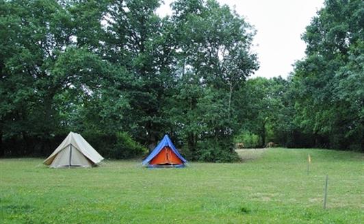 Emplacements camping pour tente et caravane à la ferme de la Maison Neuve à La Ferrière en Vendée